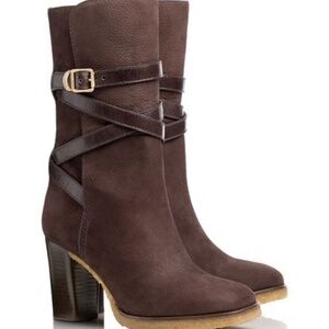 Tory Burch Jaime 85mm Suede Boots Sz 9 Perfect condition! Retail $495 Gorgeous!